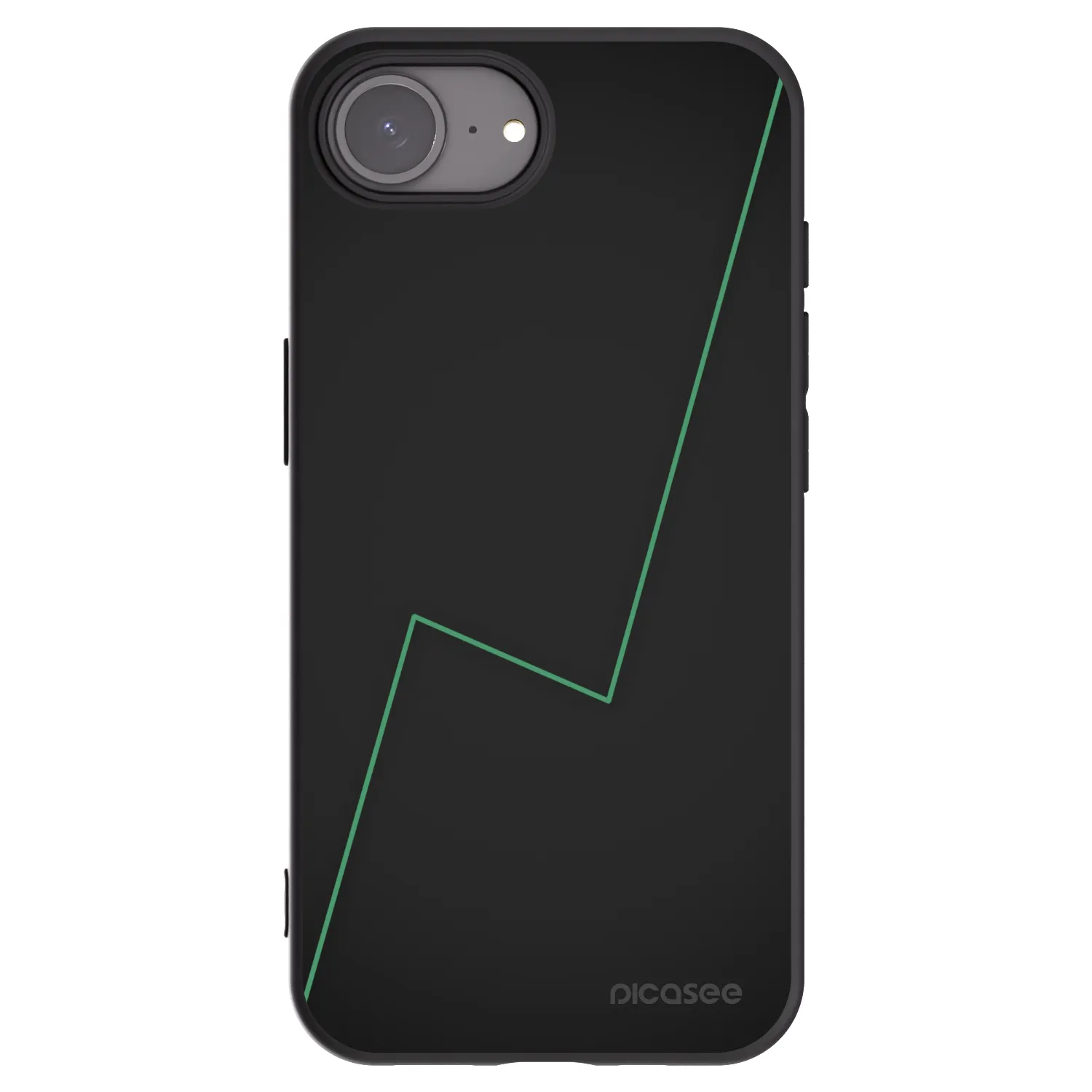 Picasee crna silikonska maskica za Apple iPhone 16e - Consistency