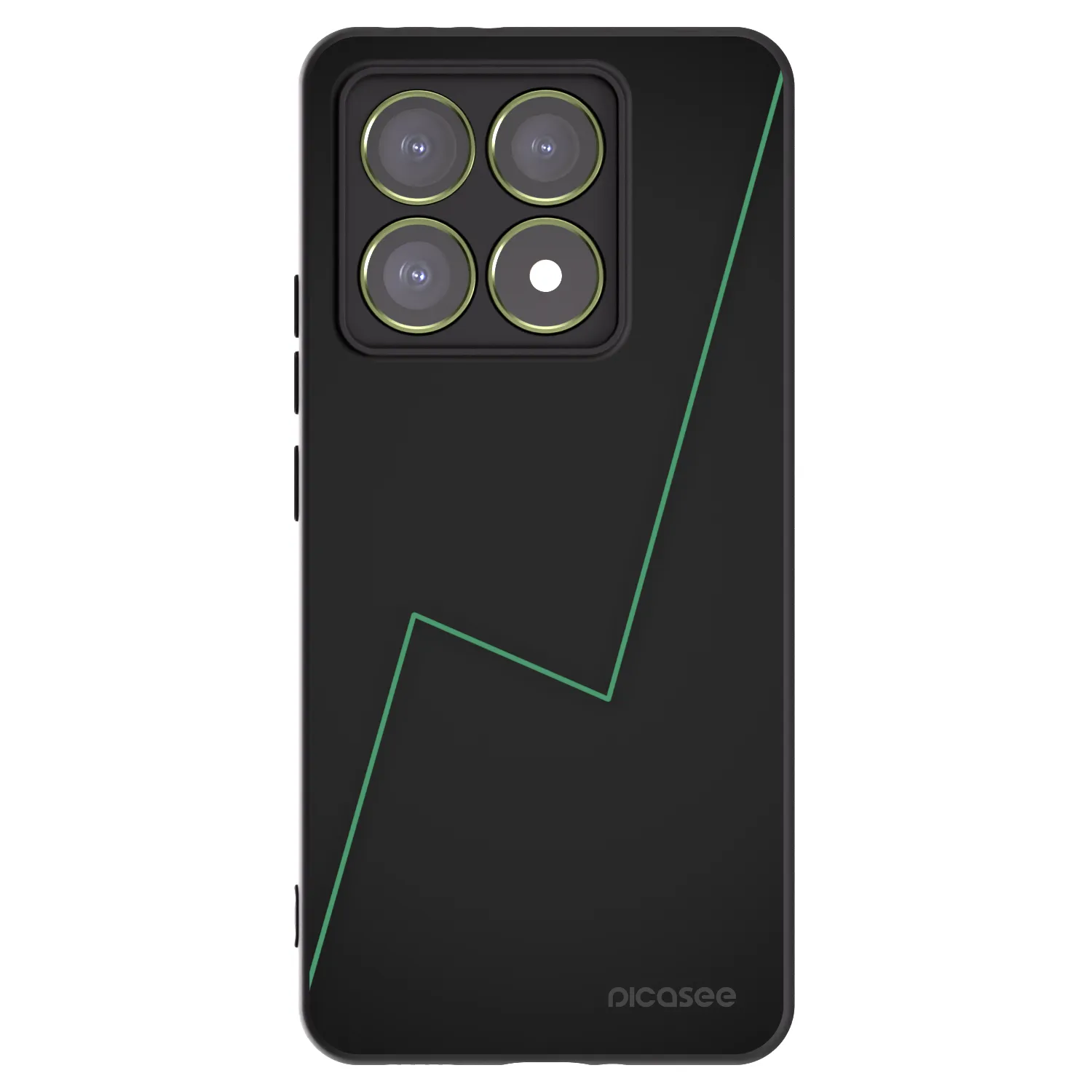 Picasee crna silikonska maskica za Xiaomi 14T - Consistency