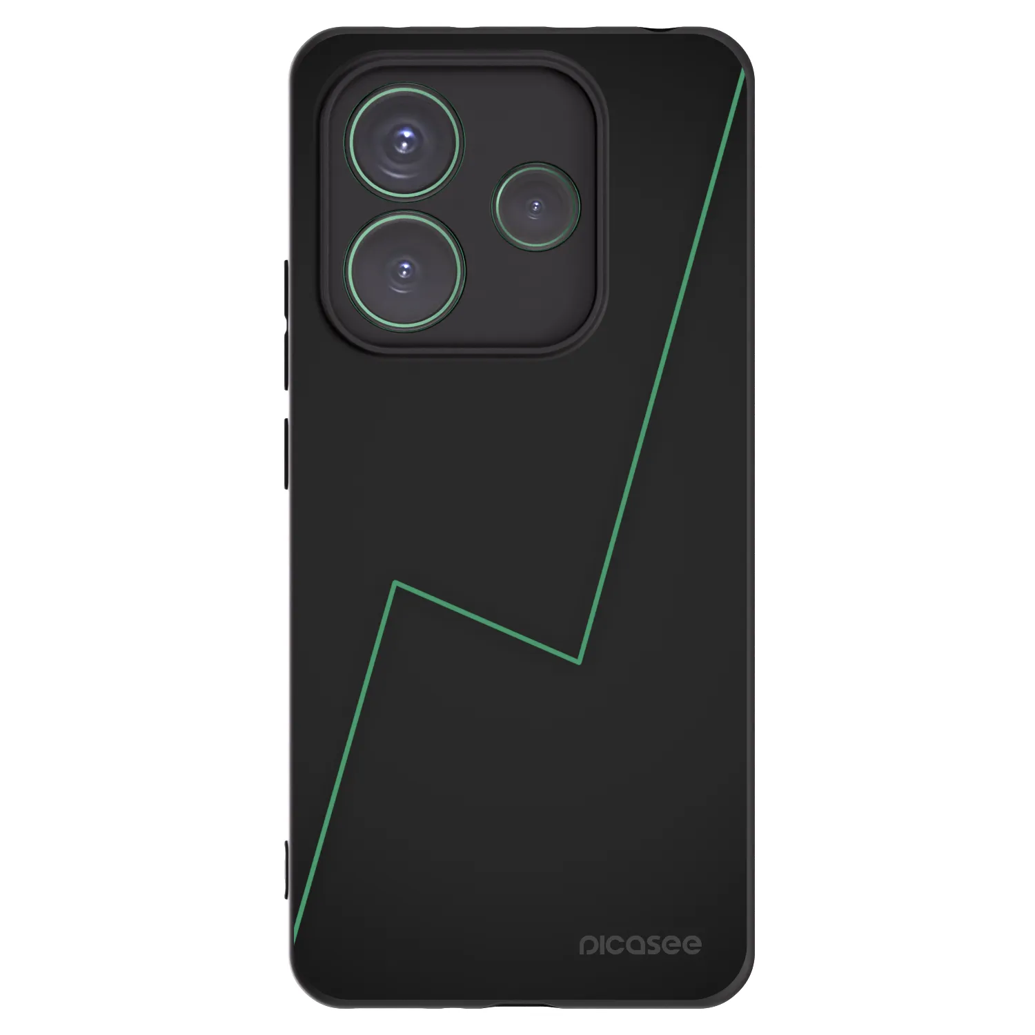 Picasee crna silikonska maskica za Xiaomi Redmi Note 14 5G - Consistency