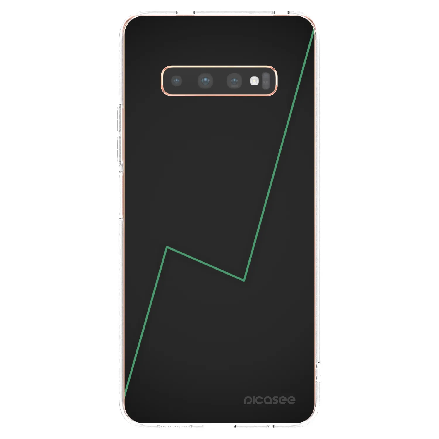 Picasee silikonska prozirna maskica za Samsung Galaxy S10 Plus G975 - Consistency