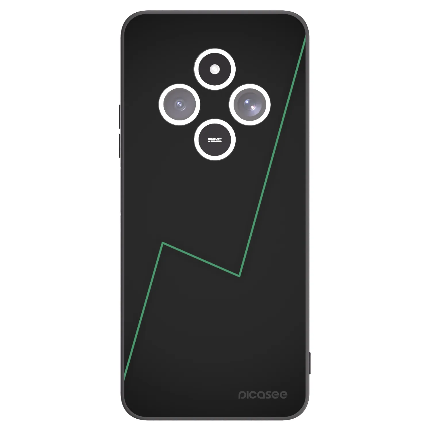 Picasee crna silikonska maskica za Xiaomi Redmi 14C - Consistency