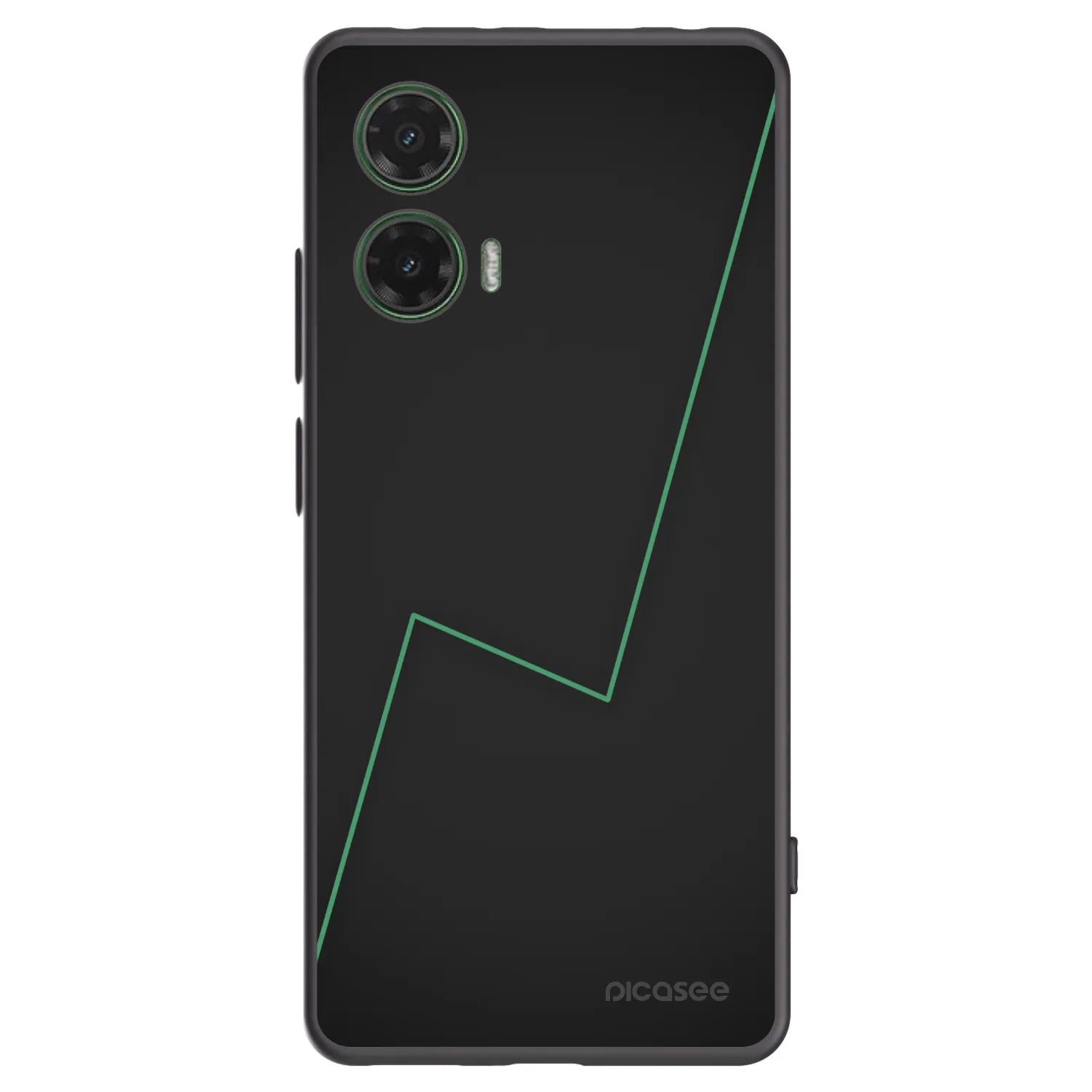 Picasee crna silikonska maskica za Motorola Moto G35 5G - Consistency