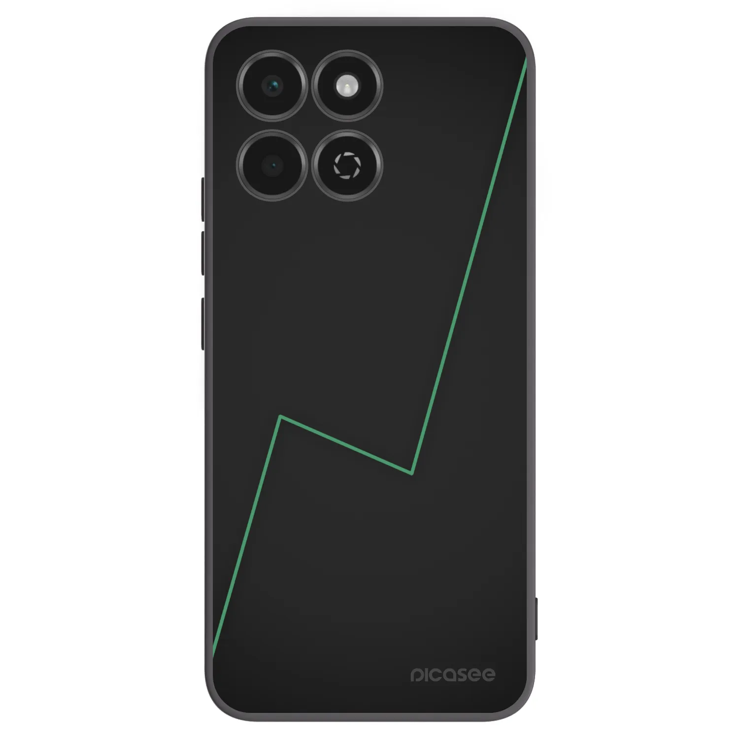 Picasee crna silikonska maskica za Honor 200 Smart 5G - Consistency