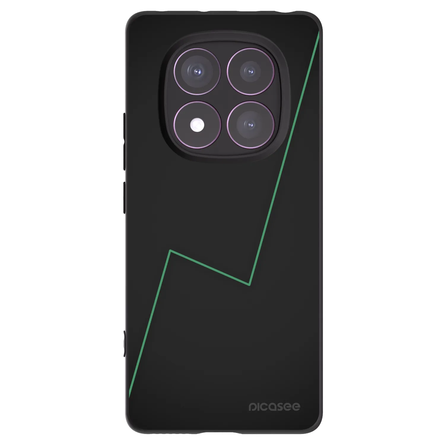 Picasee crna silikonska maskica za Xiaomi Redmi Note 14 Pro 4G - Consistency