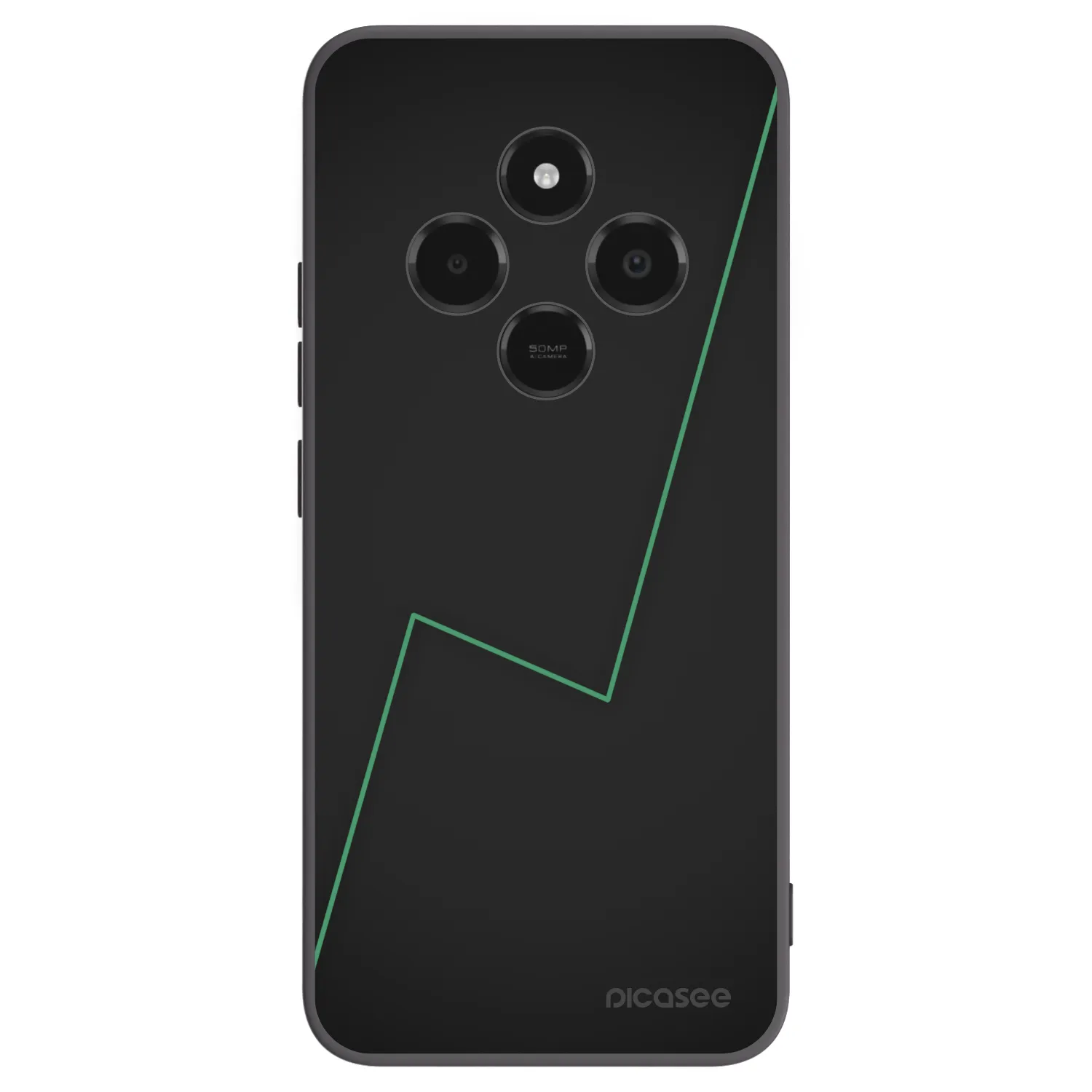 Picasee crna silikonska maskica za Xiaomi Poco C75 - Consistency