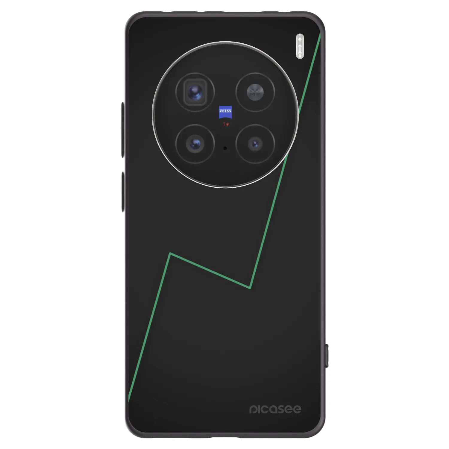 Picasee crna silikonska maskica za Vivo X200 Pro - Consistency