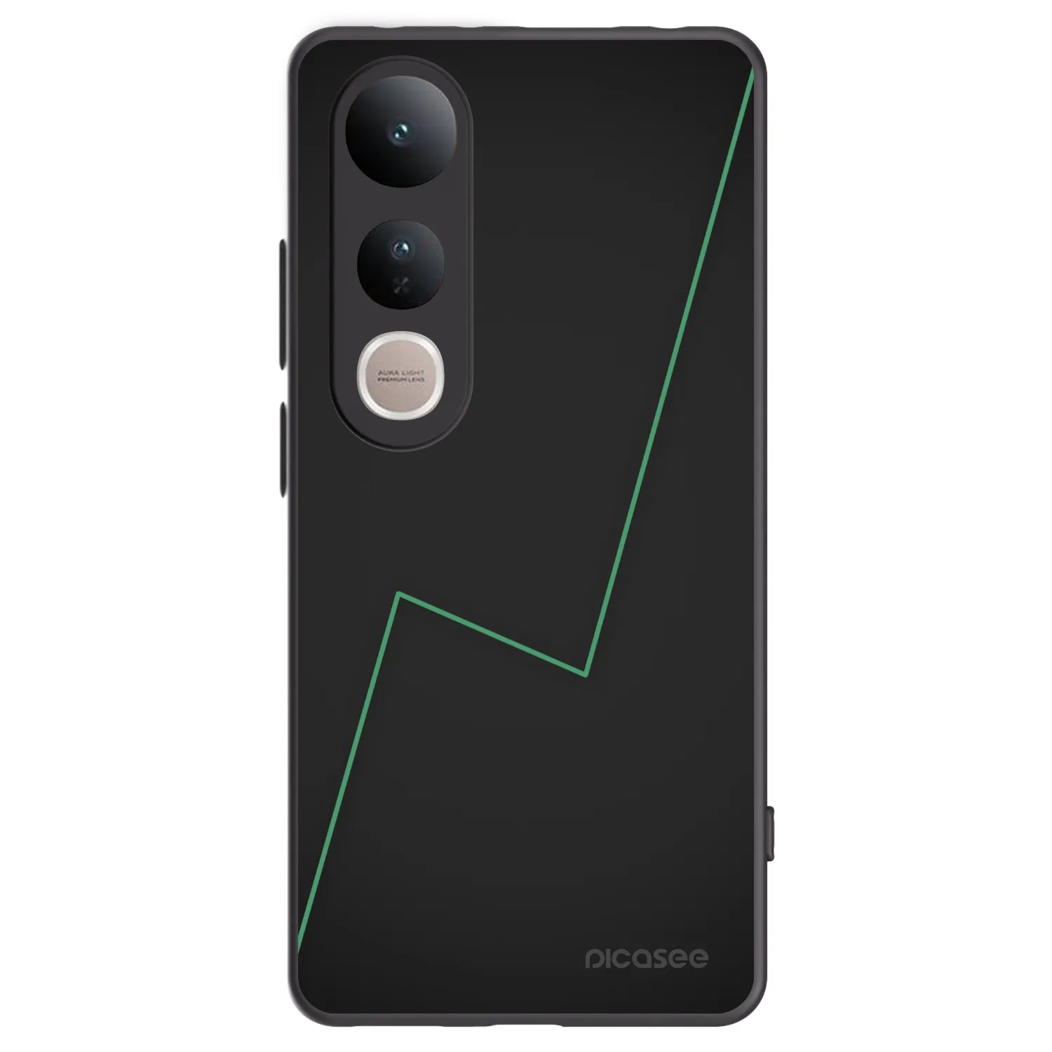 Picasee crna silikonska maskica za Vivo V50 Lite 5G - Consistency