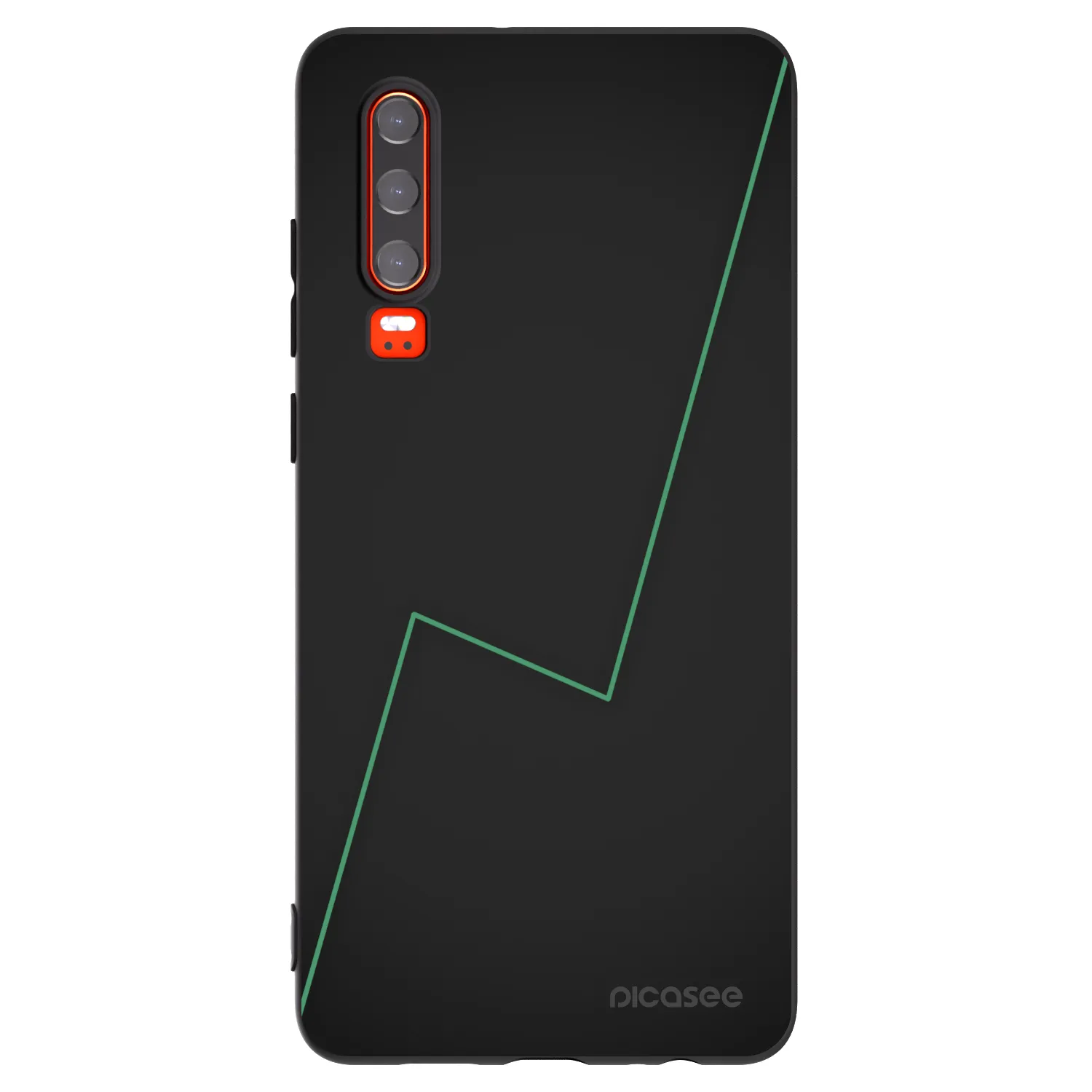 Picasee crna silikonska maskica za Huawei P30 - Consistency