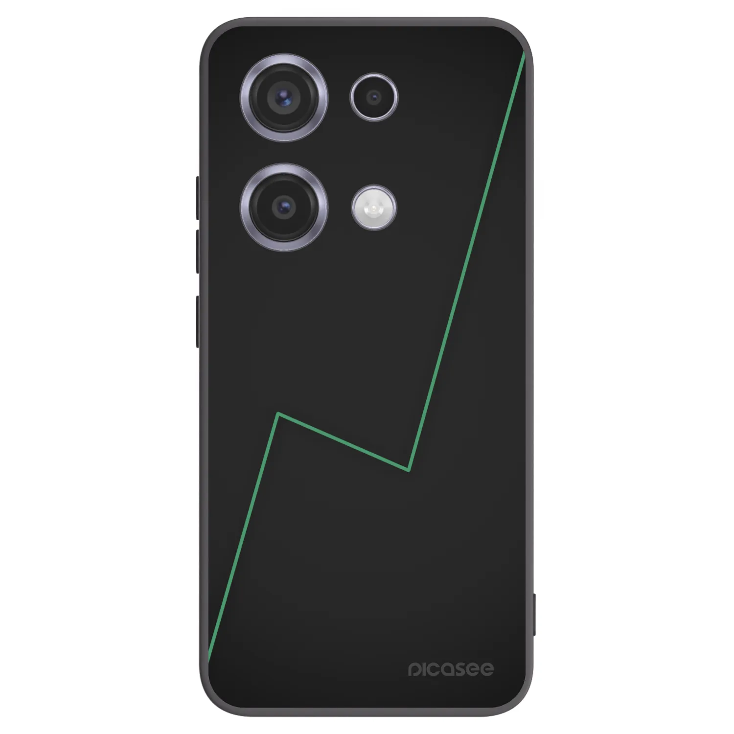 Picasee crna silikonska maskica za Xiaomi Redmi Note 14S - Consistency