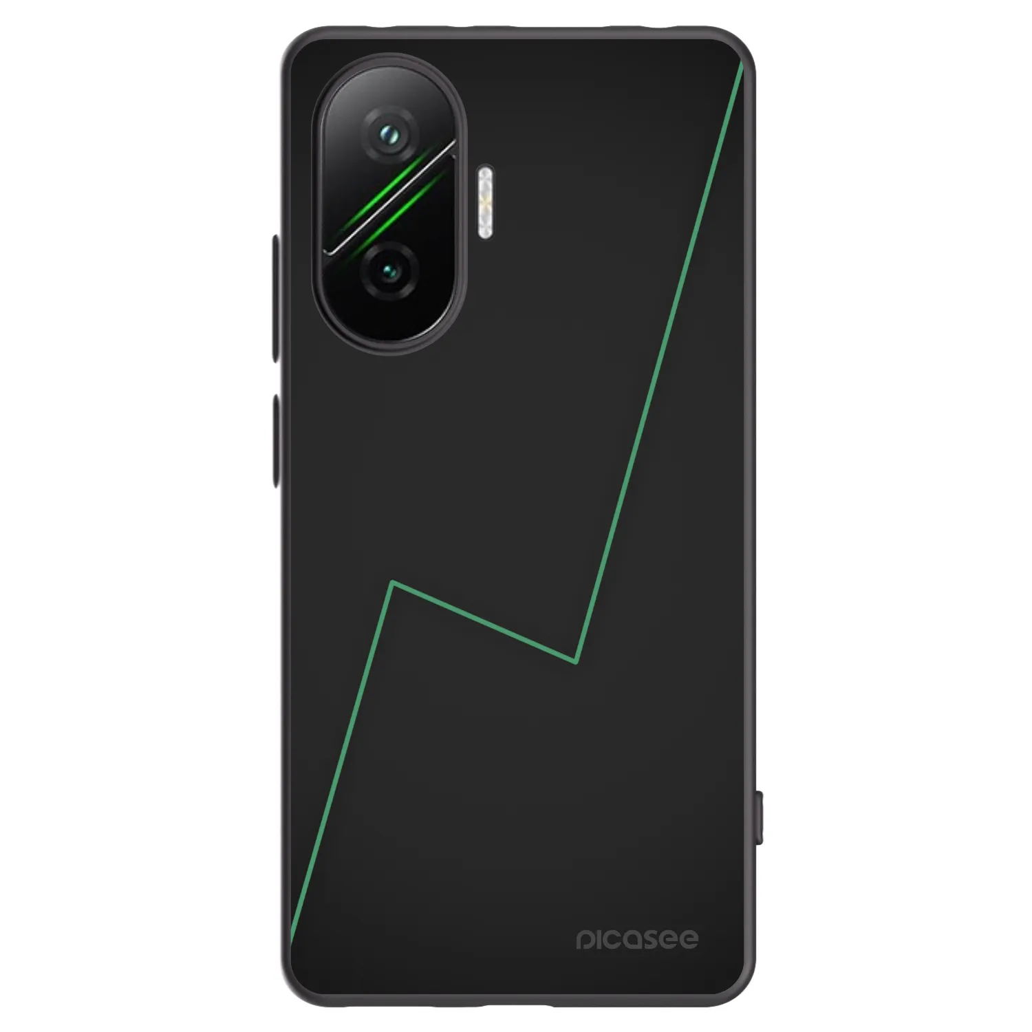 Picasee crna silikonska maskica za Xiaomi Poco F7 5G - Consistency