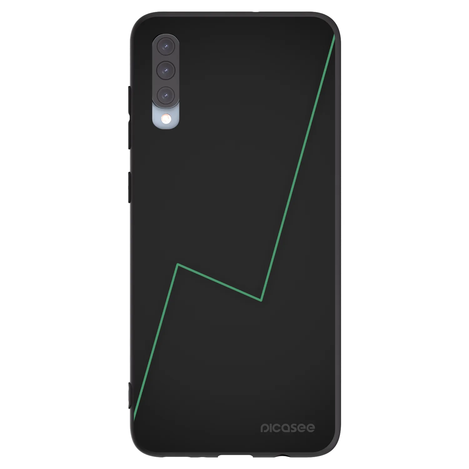 Picasee crna silikonska maskica za Samsung Galaxy A70 A705F - Consistency