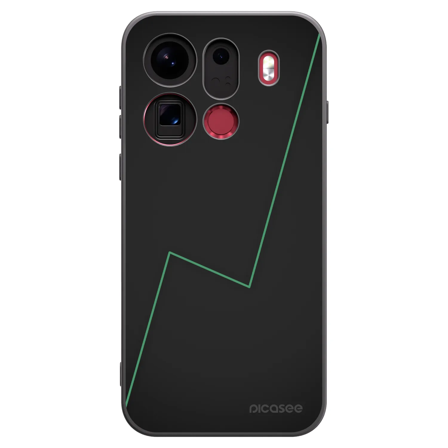 Picasee crna silikonska maskica za OPPO Find X9 Pro - Consistency