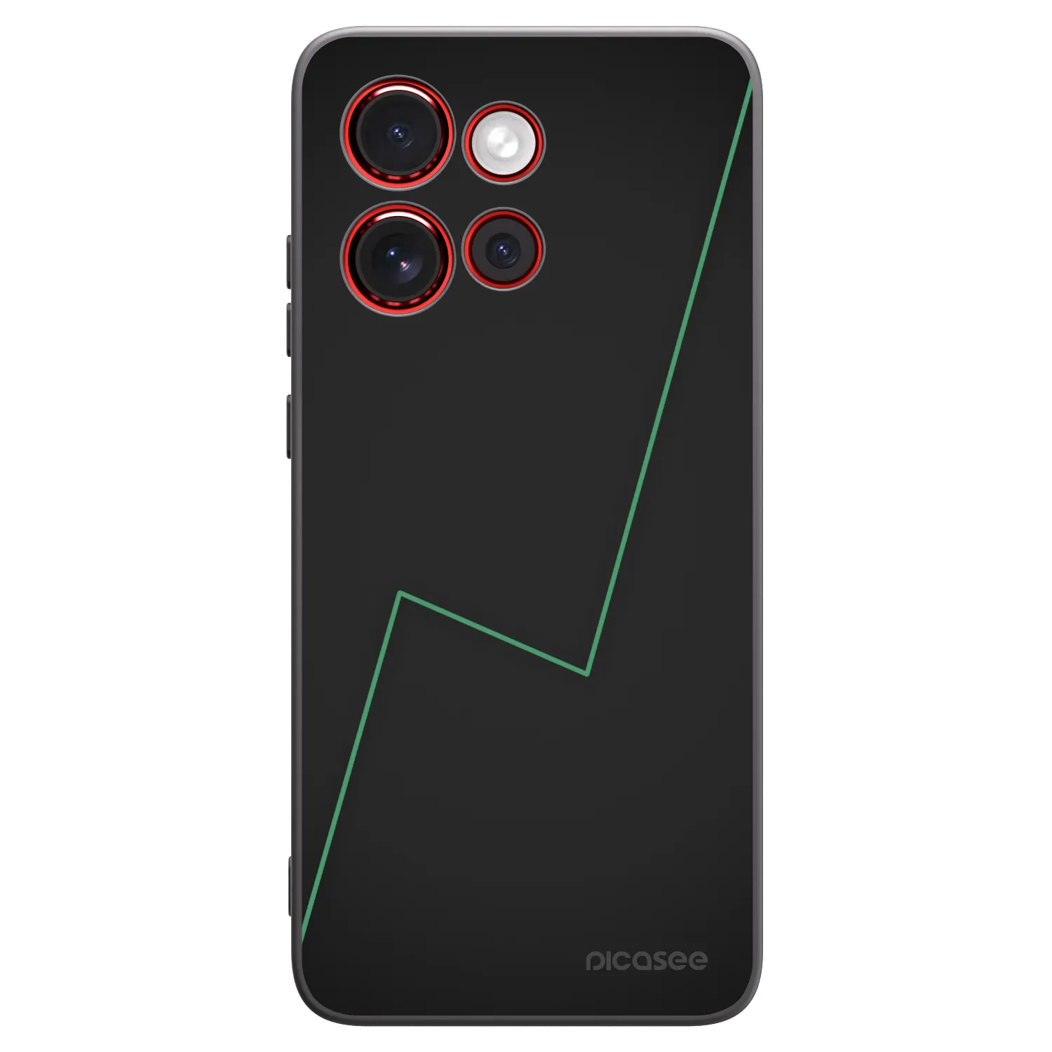 Picasee crna silikonska maskica za Motorola Edge 60 Neo 5G - Consistency