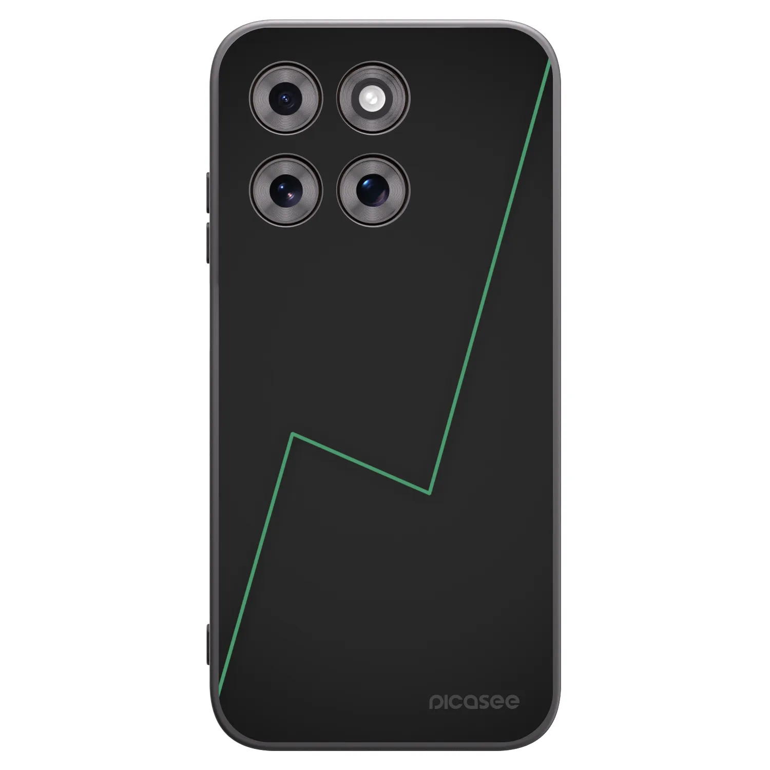Picasee crna silikonska maskica za Motorola Moto G77 - Consistency