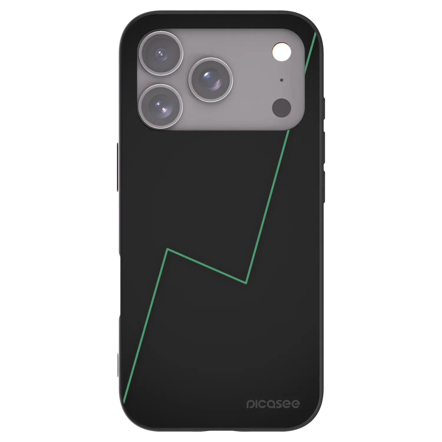 Picasee crna silikonska maskica za Apple iPhone 18 Pro - Consistency