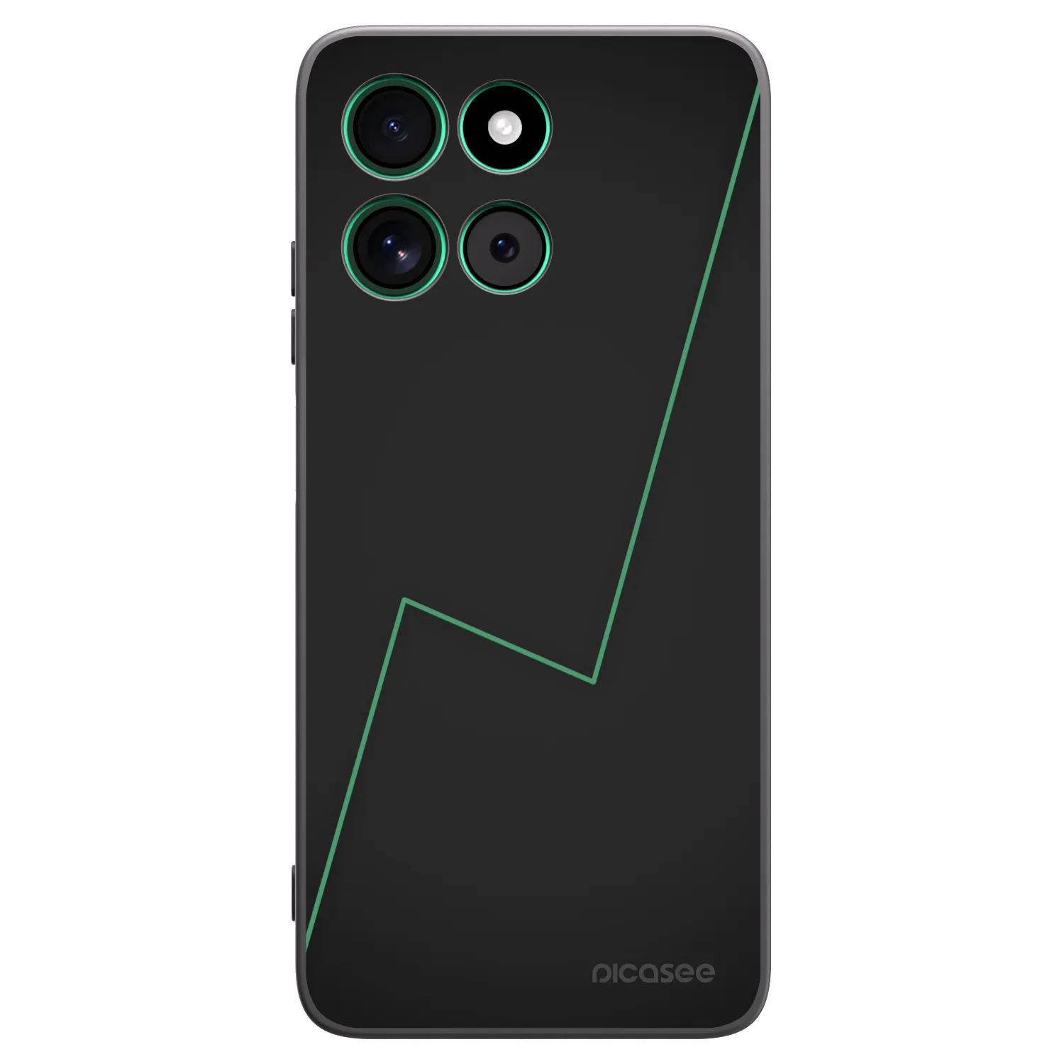 Picasee crna silikonska maskica za Motorola Moto G57 Power - Consistency