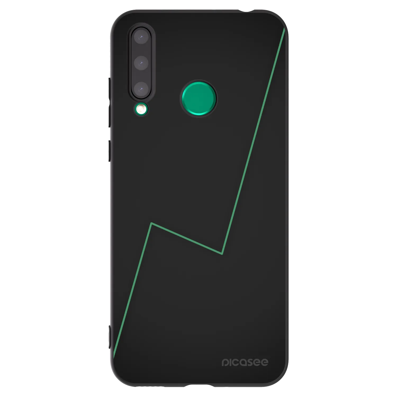 Picasee crna silikonska maskica za Honor 20 Lite - Consistency
