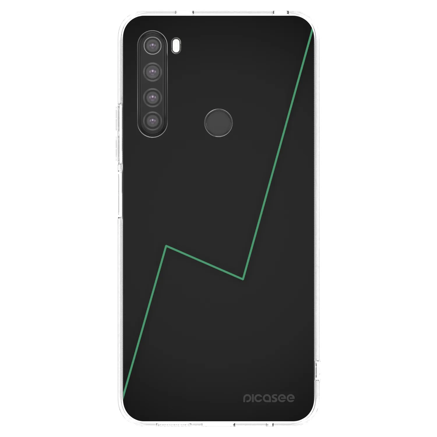 Picasee silikonska prozirna maskica za Xiaomi Redmi Note 8 - Consistency