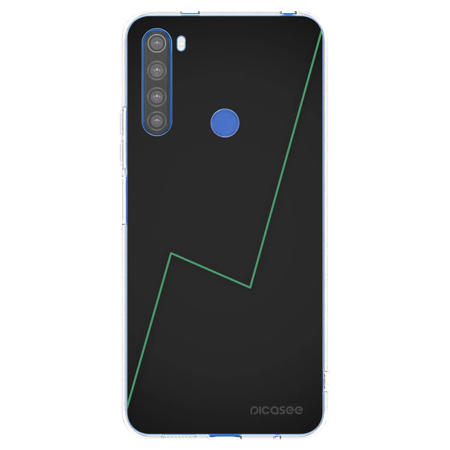 Picasee silikonska prozirna maskica za Xiaomi Redmi Note 8T - Consistency