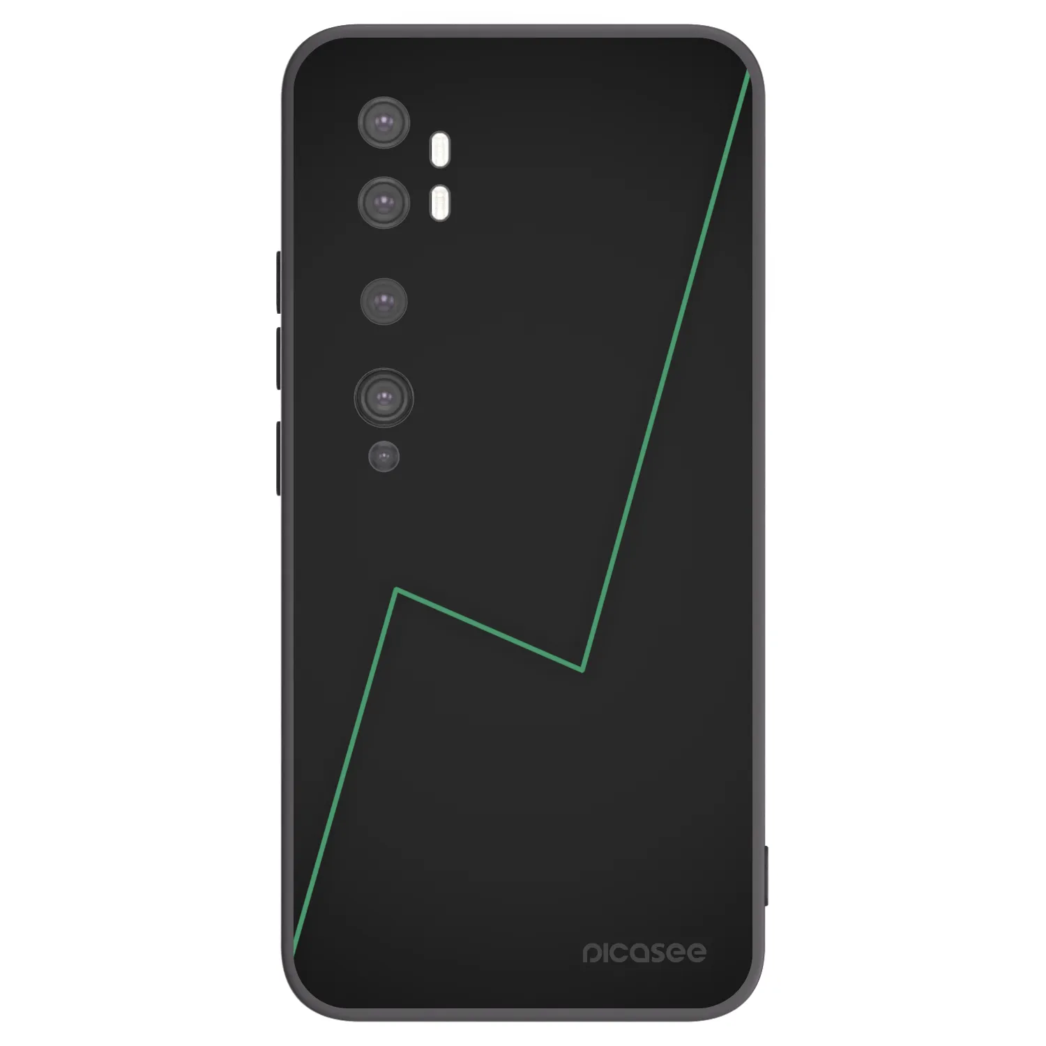 Picasee crna silikonska maskica za Xiaomi Mi Note 10 (Pro) - Consistency