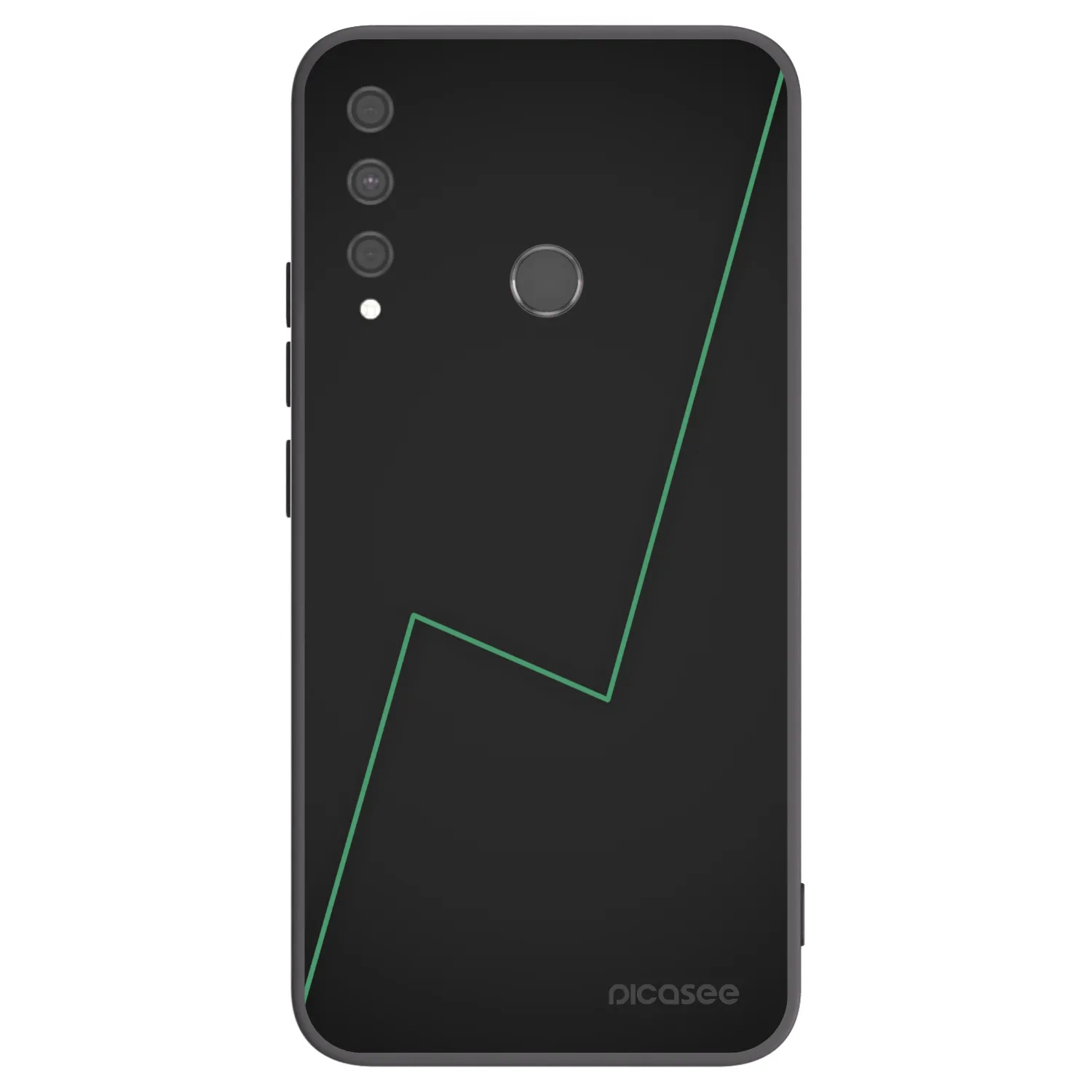 Picasee crna silikonska maskica za Huawei P40 Lite E - Consistency