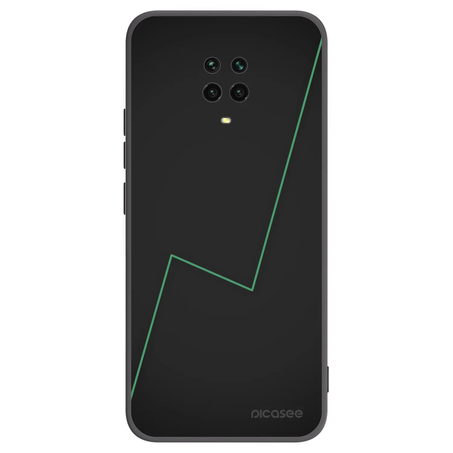 Picasee crna silikonska maskica za Xiaomi Redmi Note 9 Pro - Consistency