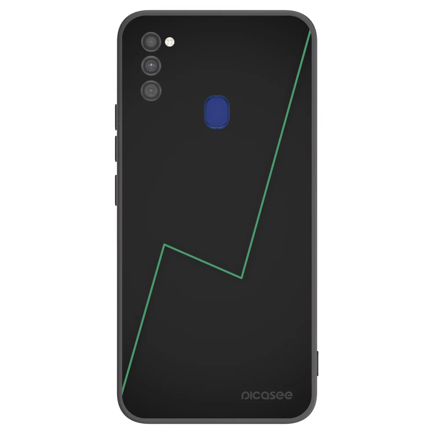 Picasee crna silikonska maskica za Samsung Galaxy M21 M215F - Consistency