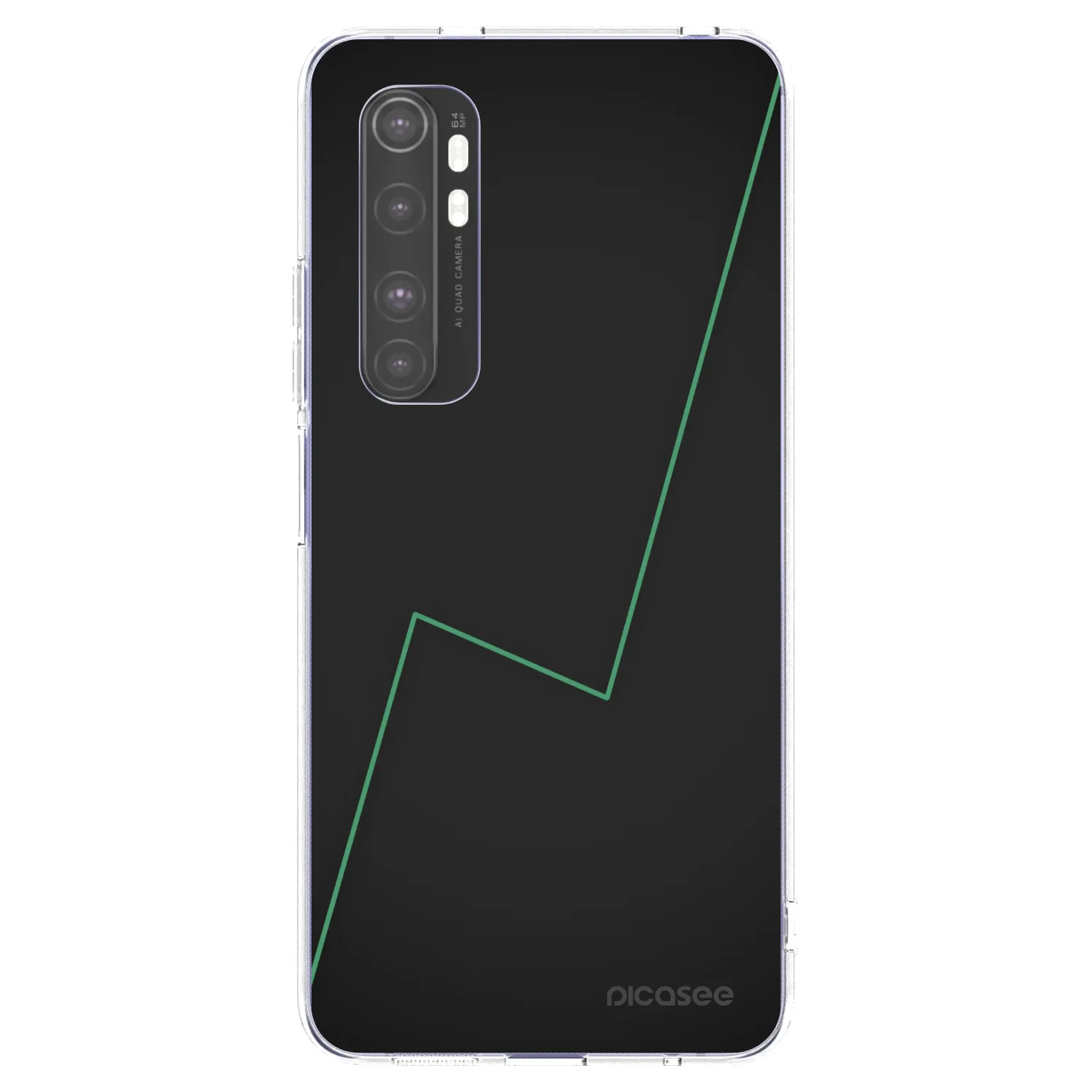 Picasee silikonska prozirna maskica za Xiaomi Mi Note 10 Lite - Consistency