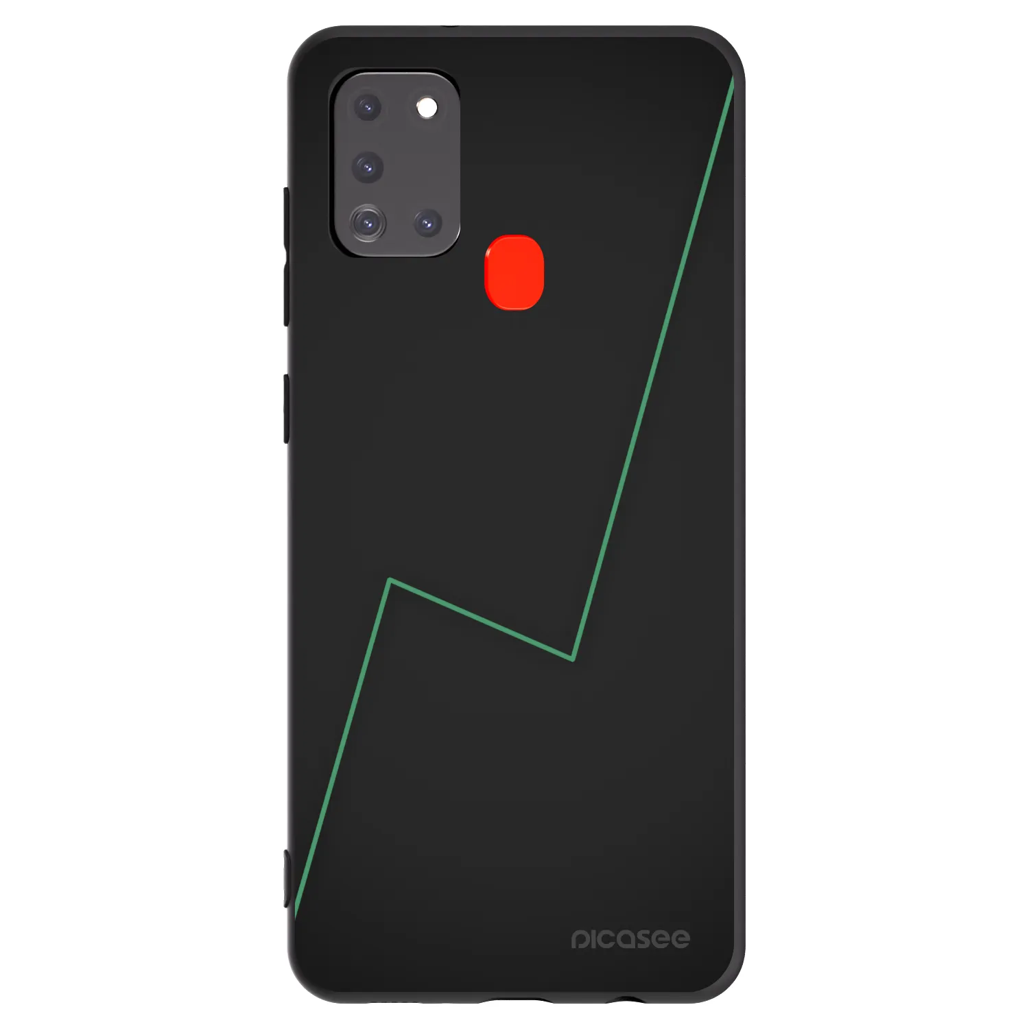 Picasee crna silikonska maskica za Samsung Galaxy A21s - Consistency