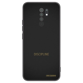 Picasee crna silikonska maskica za Xiaomi Redmi 9 - Discipline