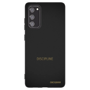 Picasee crna silikonska maskica za Samsung Galaxy S20 FE - Discipline