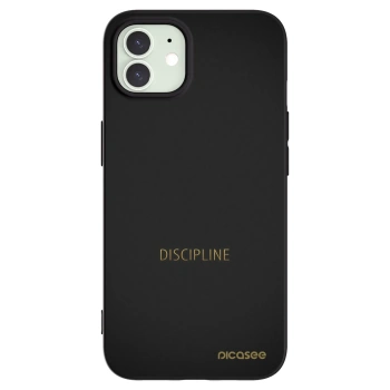 Picasee crna silikonska maskica za Apple iPhone 12 Pro - Discipline