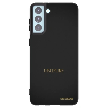 Picasee crna silikonska maskica za Samsung Galaxy S21+ 5G G996F - Discipline