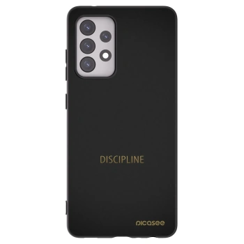 Picasee crna silikonska maskica za Samsung Galaxy A52 5G A525F - Discipline