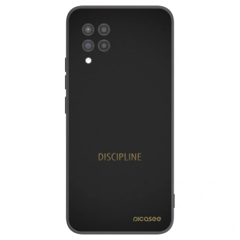 Picasee crna silikonska maskica za Samsung Galaxy A42 A426B - Discipline