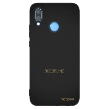 Picasee crna silikonska maskica za Huawei P20 Lite - Discipline