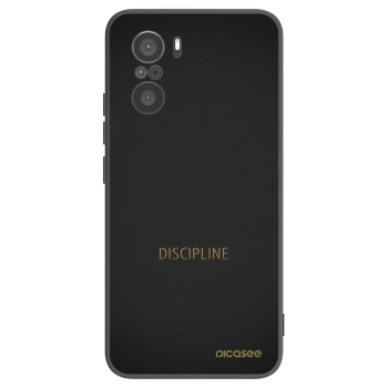 Picasee crna silikonska maskica za Xiaomi Poco F3 - Discipline