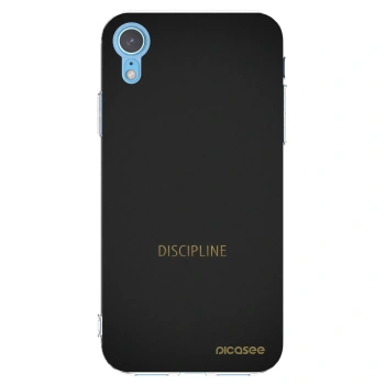 Picasee silikonska prozirna maskica za Apple iPhone XR - Discipline