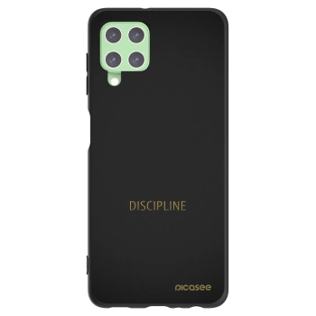 Picasee crna silikonska maskica za Samsung Galaxy A22 A225F 4G - Discipline