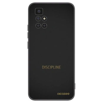 Picasee crna silikonska maskica za Xiaomi Redmi 10 - Discipline