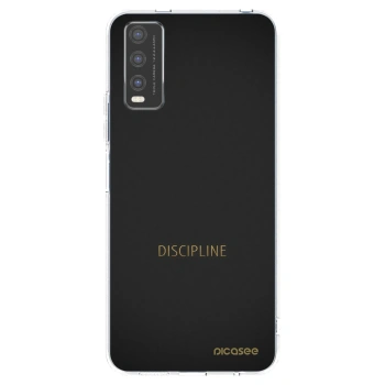 Picasee silikonska prozirna maskica za Vivo Y20s - Discipline