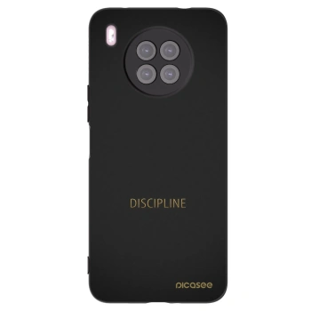 Picasee crna silikonska maskica za Huawei Nova 8i - Discipline