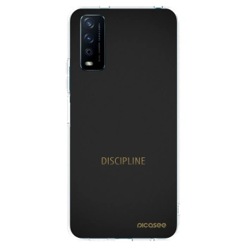 Picasee silikonska prozirna maskica za Vivo Y11s - Discipline