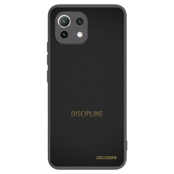Picasee crna silikonska maskica za Xiaomi 11 Lite 5G NE - Discipline