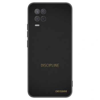 Picasee crna silikonska maskica za Realme 8 5G - Discipline