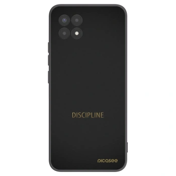 Picasee crna silikonska maskica za Realme 8i - Discipline