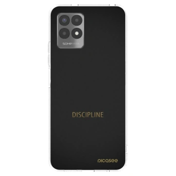 Picasee silikonska prozirna maskica za Realme 8i - Discipline