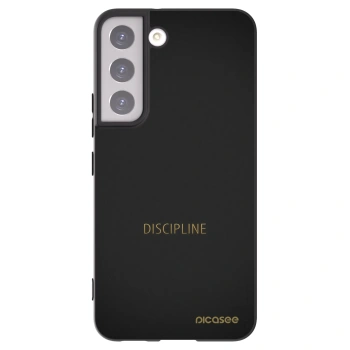 Picasee crna silikonska maskica za Samsung Galaxy S22 5G - Discipline