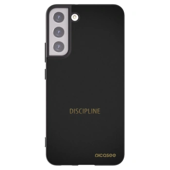 Picasee crna silikonska maskica za Samsung Galaxy S22+ 5G - Discipline