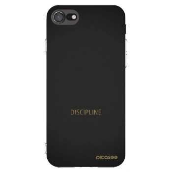 Picasee silikonska prozirna maskica za Apple iPhone SE 2022 - Discipline
